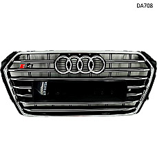 Μπροστινή μάσκα Sline S4 για Audi A4 B9 2016-2019 Χρώμιο - DA708 - Sellzone.bg Μπροστινή μάσκα Sline S4 για Audi A4 B9 2016-2019 Χρώμιο - DA708